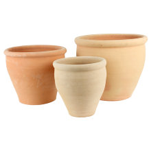 Krukkesett antikk 3 stk.